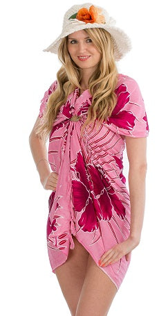 Wickelrock und Sarong gebunden als Sarong Shirt